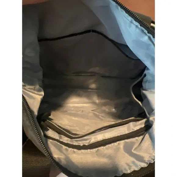 Ihkwip mini tote encore edition Black Nylon Quilted Crossbody Bag Satchel Travel - Picture 6 of 8